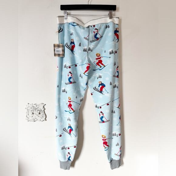 NWT PJ Salvage Vintage Velour Retro Ski Girls Lounge Pants Joggers Pajamas L - Picture 2 of 7